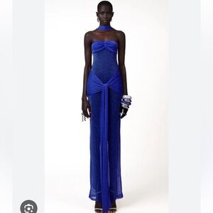 KHANUM’S KESCA DRESS XS BLUE with tags. Never worn.